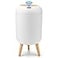 Pukomc Smart Sensor Wastebasket Convenient and Hygienic Easy to Use Technology Sensor Waterproof Wastebasket Plastic Trash can for Kitchen Bathroom Bedroom Living Room Office and Outdoor