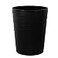 UUJOLY Small Bathroom Trash Can Wastebasket Plastic Garbage Bin Container Basket for Bathrooms Laundry Room Kitchens Offices Kids Rooms Dorms Black 18 Gallon