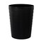 UUJOLY Small Bathroom Trash Can Wastebasket Plastic Garbage Bin Container Basket for Bathrooms Laundry Room Kitchens Offices Kids Rooms Dorms Black 18 Gallon