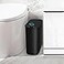 TIPGO Automatic Motion Sensor Bathroom Trash Can with Lid 26 Gallon Touchless Trash Bin Smart Garbage Can Plastic Slim Wastebasket for Bedroom Office Dorm Black