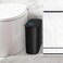 TIPGO Automatic Motion Sensor Bathroom Trash Can with Lid 26 Gallon Touchless Trash Bin Smart Garbage Can Plastic Slim Wastebasket for Bedroom Office Dorm Black