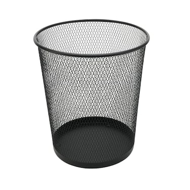 YBM HOME Mesh Wastebasket Trash Can for Home and Office Workspace Metal Office Trash Can RoundShaped 475 Gallon 2484