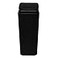 Ramddy 35 Gallon Plastic Slim Trash Can Black Modern Wastebasket 14 Liter Commercial Garbage Bin