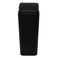 Ramddy 35 Gallon Plastic Slim Trash Can Black Modern Wastebasket 14 Liter Commercial Garbage Bin