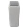 Kekow 45 Gallon Small Plastic Trash Can Swing Lid Waste Can Gray