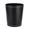 Sumnacon Round Leather Waste BasketSmall Classic PU Trash Garbage Can Under Desk Cabinet Contemporary Wastebasket Bin for Home Office Laundry Room Living Room Bathroom OfficeBlack