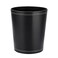 Sumnacon Round Leather Waste BasketSmall Classic PU Trash Garbage Can Under Desk Cabinet Contemporary Wastebasket Bin for Home Office Laundry Room Living Room Bathroom OfficeBlack