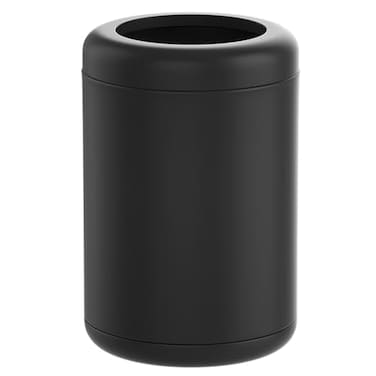 LEASYLIFE 10L26GAL Black BathroomTrash canOpen TopOffice WastebasketSmall Garbage Can for BathroomLiving RoomOfficeKitchenBedroomHotel Black