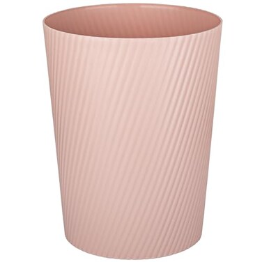 UUJOLY Small Trash Can Wastebasket Garbage Can Container Bins for Bathrooms Laundry Room Kitchens Offices Kids Rooms Dorms Pink