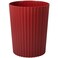 JiatuA Small Trash Can Plastic Wastebasket Round Garbage Container Bin for Bathroom Kitchen Bedroom Home Office College Dorm Dark Red