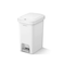 MOPALL Slim Bathroom Trash Can with Lid 19 Gallon DualWay Opening Step Pedal Press Top Small Trash Can for Narrow Spaces RustProof Wastebasket Small Garbage Can for Bathroom Bedroom Office