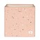 3 Sprouts Recycled Fabric Cube Storage Bin 13 Inch Collapsible Organizer for Cube Shelving Systems Kids Cubby Bins Terrazzo Clay