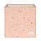 3 Sprouts Recycled Fabric Cube Storage Bin 13 Inch Collapsible Organizer for Cube Shelving Systems Kids Cubby Bins Terrazzo Clay