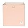 3 Sprouts Recycled Fabric Cube Storage Bin 13 Inch Collapsible Organizer for Cube Shelving Systems Kids Cubby Bins Clay