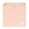 3 Sprouts Recycled Fabric Cube Storage Bin 13 Inch Collapsible Organizer for Cube Shelving Systems Kids Cubby Bins Clay