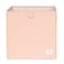 3 Sprouts Recycled Fabric Cube Storage Bin 13 Inch Collapsible Organizer for Cube Shelving Systems Kids Cubby Bins Clay