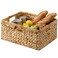 StorageWorks Extra Large Wicker Baskets for Organizing Water Hyacinth Storage Basket with Builtin Handles 1 Pack
