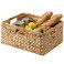 StorageWorks Extra Large Wicker Baskets for Organizing Water Hyacinth Storage Basket with Builtin Handles 1 Pack