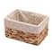 KINGWILLOW Rectangular Wicker Storage container Organizer BoxKingwillow Art Craft Small