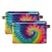 HUXINO Storage Basket Cube Abstract Swirl Tie Dye Rainbow Large Storage Bin Box Collapsible Clothes Toys Organizer Laundry Basket for Shelves Closet Bedroom 1 Pack