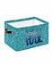 DecorLovee Blue Beach Storage Basket Waterproof Cube Storage Bin Organizer with Handles Summer Seaside This Way to The Pool Collapsible Storage Cubes Bins for Clothes Books Toys 15x11x95 1 Pcs