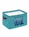 DecorLovee Blue Beach Storage Basket Waterproof Cube Storage Bin Organizer with Handles Summer Seaside This Way to The Pool Collapsible Storage Cubes Bins for Clothes Books Toys 15x11x95 1 Pcs