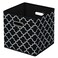 HEAYEEG Black Foldable Storage Cubes Bins Fabric Storage Box Cubes Organizer Baskets with Dual Handles for Home Organizer Black Light