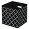 HEAYEEG Black Foldable Storage Cubes Bins Fabric Storage Box Cubes Organizer Baskets with Dual Handles for Home Organizer Black Light