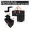 Yopay 2 Pack Stair Basket with Leather Handle Upgraded Foldable Step Basket Bins for Stairs Felt Staircase Storage Organizer with Supporting Insert for Carpeted Wooden Stair Book Clothes Computer