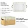 KEEPREAL Ice Cream Texture Storage Basket Bin Large Cube Storage Box Canvas Collapsible Storage Organizer for Home Office Closet 15 L x 11 W x 95 H