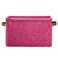 Pfrewn Christmas Winter Storage Basket Hot Pink Collapsible Rectangular Storage Boxes Organizer Shelf Basket Toy Book Nursery Bin 1 Pack
