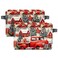 Styubn Red Christmas Truck Basket Foldable Fabric Storage Bin 14 x 10 x 8 20L