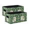 QwThum Closet Storage Bins2 Pcs Felt Open Home Storage Containers Organizer with Handles Collapsible Shelf Basket for Home Office Craft Room Classroom Fabric Basket Storage Flower William Morris