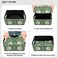 QwThum Closet Storage Bins2 Pcs Felt Open Home Storage Containers Organizer with Handles Collapsible Shelf Basket for Home Office Craft Room Classroom Fabric Basket Storage Flower William Morris