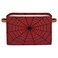 SinSenMa Red Spiders Web Storage BasketsEmpty Gift Basket Foldable Cubes Storage Box BinWaterproof Open Shelf Basket Organizer for Clothes Toy Bedroom Nursery Home Decorative