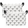 FYSUIMU 2Pcs Black Bow Storage Basket with Handles Coquette Cube Storage Bin Foldable Fabric Container Box for Bedroom Shelves Closet Cloth Toy Organizer