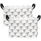 FYSUIMU 2Pcs Black Bow Storage Basket with Handles Coquette Cube Storage Bin Foldable Fabric Container Box for Bedroom Shelves Closet Cloth Toy Organizer