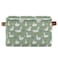 xigua Cartoon Goose Storage Basket Collapsible Storage Bins Waterproof Canvas Storage Basket with Leather Handles for Home Closets OfficesBedroomsGift Baskets1PCS