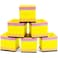 RattanView 6 Pcs 11in Pencil Fabric Storage Bins Classroom Must Have Cubby Basket Bins Return School Treasure Prize Box End of Year Organization for Daycare Elementary Preschool