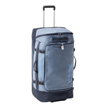Eagle Creek Cargo Hauler XT Wheeled Duffel Wheeled Backpack Duffel Deployable Backpack Straps Lockable ULid Easy Access Compartment 32 Glacier Blue