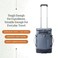 Eagle Creek Cargo Hauler XT Wheeled Duffel Wheeled Backpack Duffel Deployable Backpack Straps Lockable ULid Easy Access Compartment Glacier Blue