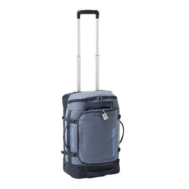 Eagle Creek Cargo Hauler XT Wheeled Duffel Wheeled Backpack Duffel Deployable Backpack Straps Lockable ULid Easy Access Compartment Glacier Blue