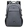 DUSLANG 17 Inch Travel Laptop Backpack Water Resistant College Backpack for Men Laptop Bag with USB Charging PortDark Grey