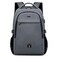DUSLANG 17 Inch Travel Laptop Backpack Water Resistant College Backpack for Men Laptop Bag with USB Charging PortDark Grey