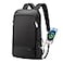 BOPai Slim Laptop Thin Business Backpack with Bottle Holder USB Charging Professional for Men Notebook Work Office Anti Theft Smart Computer 15156 inch Back pack Light Black