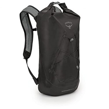 Osprey Transporter 18L Roll Top Waterproof Laptop Backpack Black