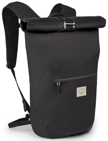 Osprey Arcane Roll Top 25L Waterproof Laptop Backpack Stonewash Black