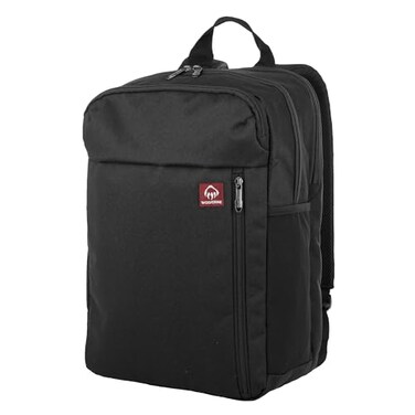 WOLVERINE Lightweight Water Resistant Rugged Laptop Backpack for Travel or Work TransitBlack 30L