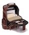 LANNSYNE Full Grain Leather Backpack For Men Fits 16 Laptop Coffee
