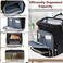 Otevan 156 inch Laptop Backpack for Women Work Travel Backpack with Insulated Lunch Box Black Classic 24009